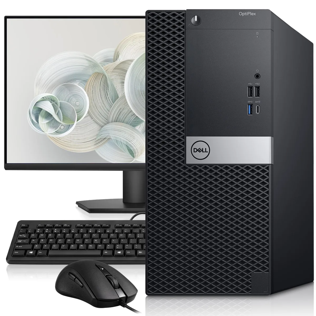 DELL DELL OptiPlex 7060 Tower i5-8500 8GB 256GB 24" Monitor Win11 Pro — product photo
