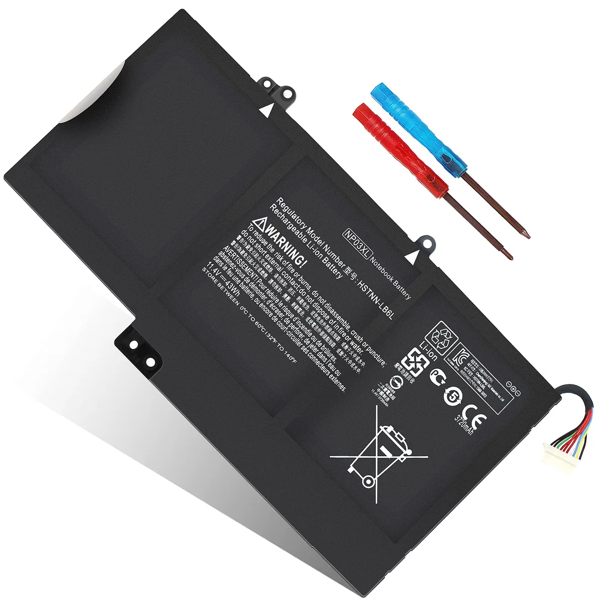 LXHY LXHY LA04 43Wh 11.4V laptop battery — product photo