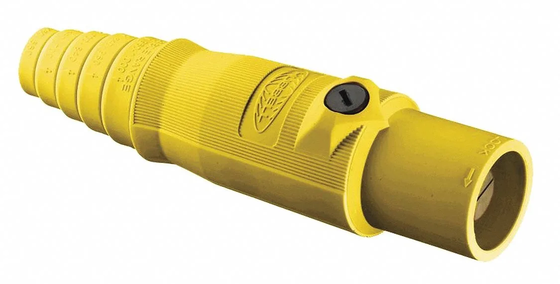Hubbell Incorporated Hubbell HBL300MY Connector 3R 4X 12 Male Yellow 6 to 2/0 — product photo