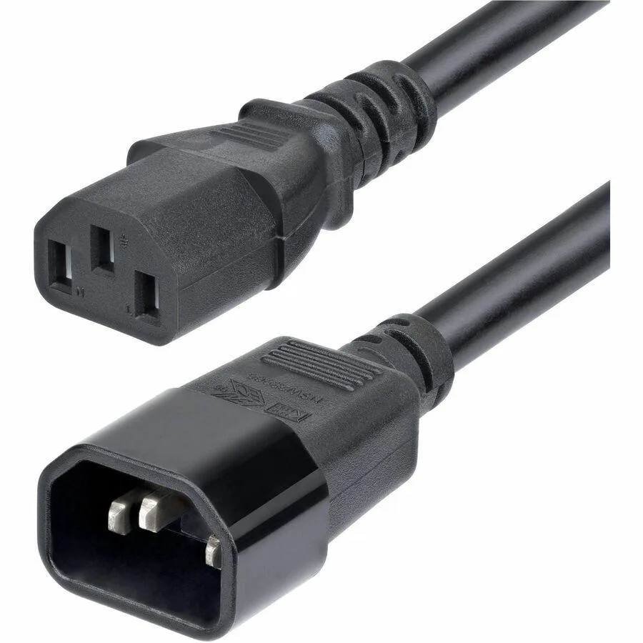 STARTECH STARTECH 15ft 4.5m C14 to C13 Power Extension Cord 15A 250V 14AWG — product photo