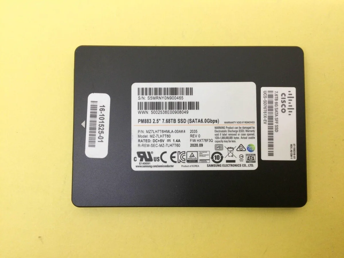SAMSUNG SAMSUNG MZ-7LH7T60 7.68TB 2.5 SATA accessory — product photo