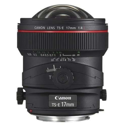 Canon Canon TS-E 3553B005 17 mm f/4L ultra wide angle camera lens — product photo