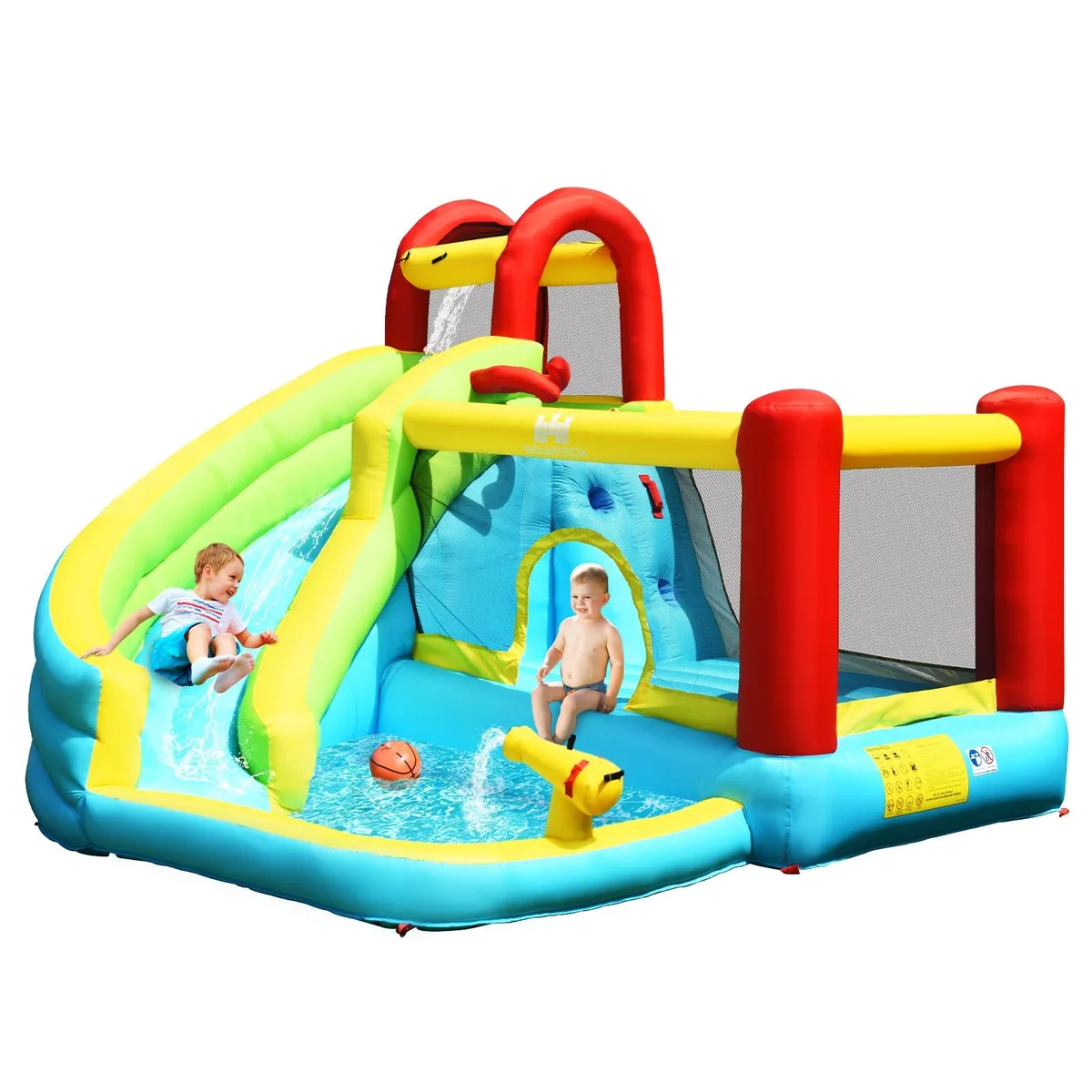 SlickBlue SlickBlue 6-in-1 Inflatable Bounce House 11x10x8 ft Multi — product photo