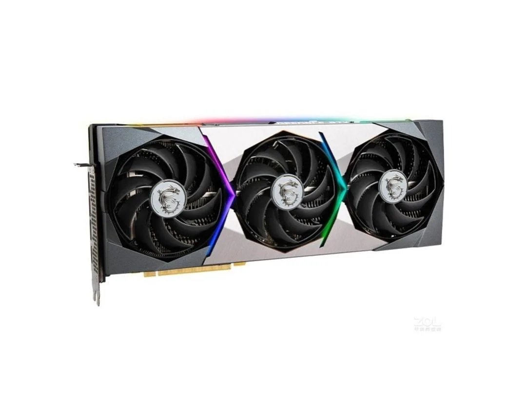 MSI MSI GeForce RTX 3080 Ti SUPRIM X 12G graphics card — product photo