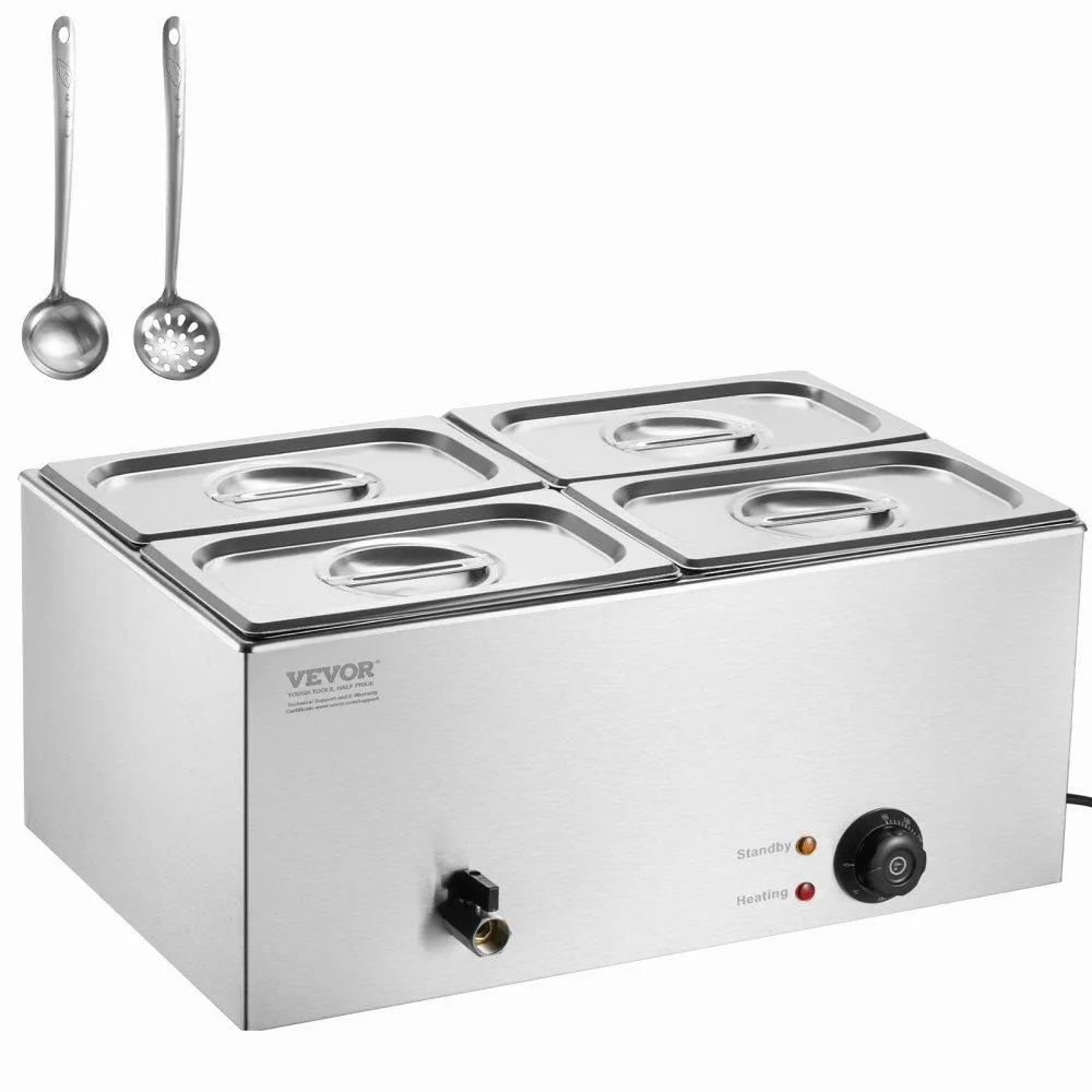 VEVOR VEVOR 24QT 4-Pan Commercial Food Warmer 1200W — product photo