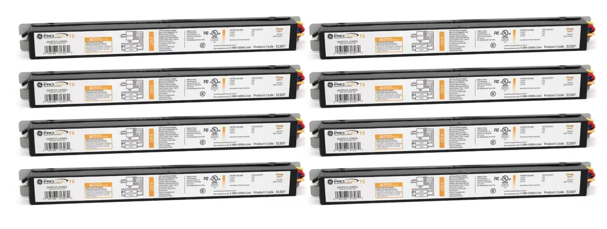Rectangular white electronic ballast in a lightweight housing, model 31307