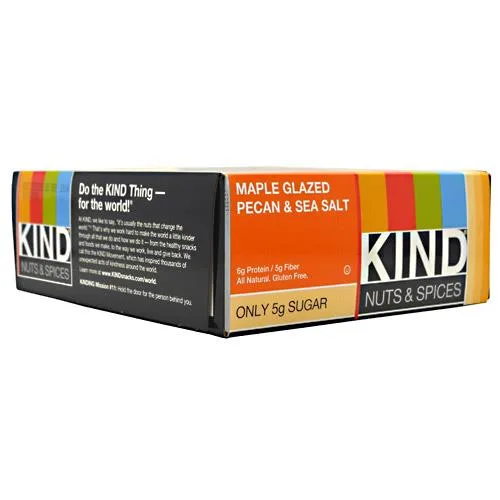 Twelve wrapped snack bars in a rectangular box