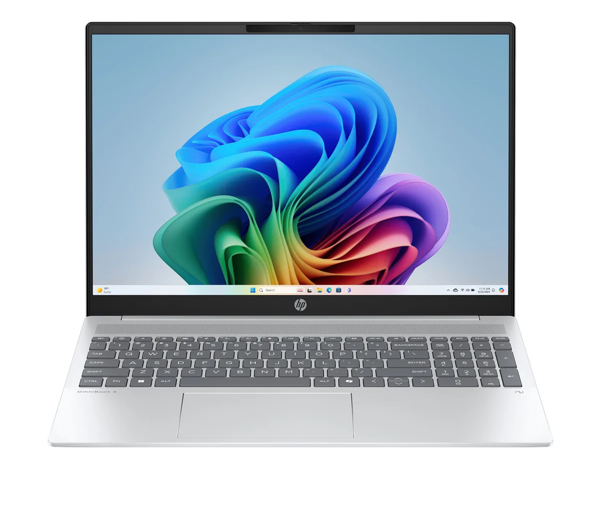 HP HP OmniBook 5 16-ag1017cl laptop BD4Z0UAR#ABA Ryzen AI 7 350 16GB 1TB SSD 16.0" FHD+ IPS Silver — product photo