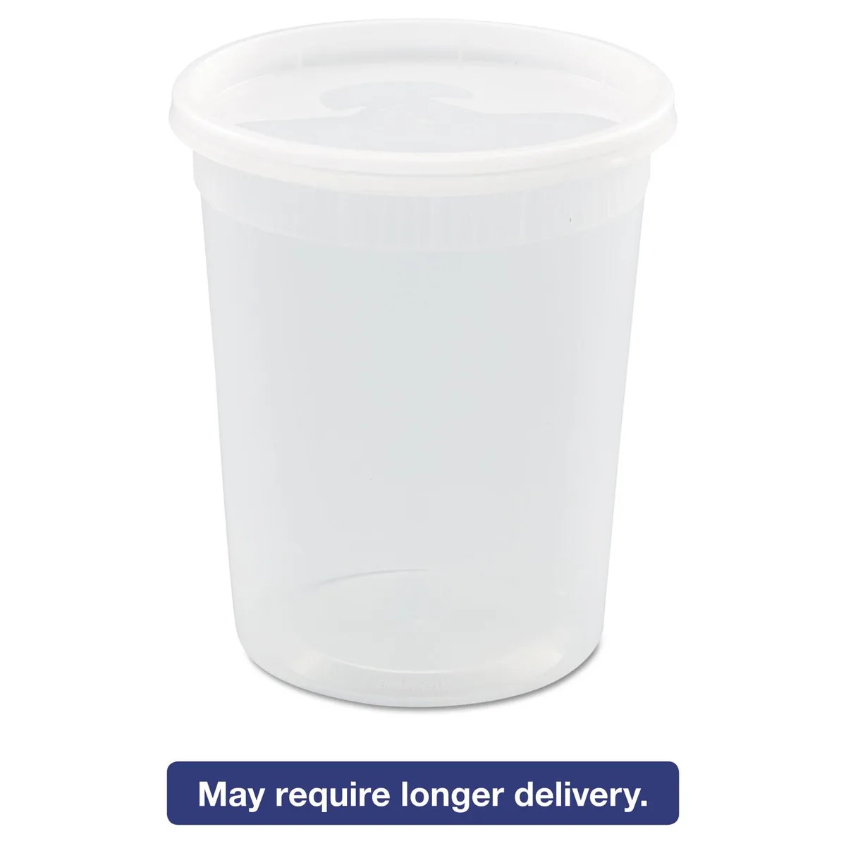 PACTIV CORPORATION PACTIV CORPORATION DELItainer Microwavable Container Clear 32oz 240 Carton — product photo
