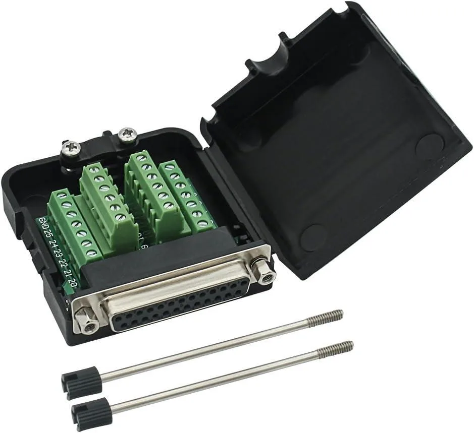 Vszerda Vszerda DB25 Breakout Board Female Adapter 25-pin to Terminal Connector with Case — product photo