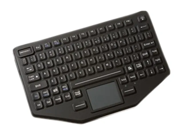 Panasonic Panasonic iKey SL-86-911-TP-USB-P keyboard black USB backlit touchpad emergency key — product photo