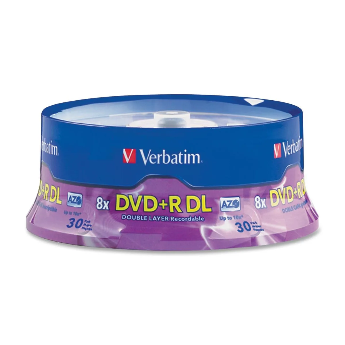 VERBATIM VERBATIM 96542 8.5 GB 8X DVD+R DL 30 Packs — product photo