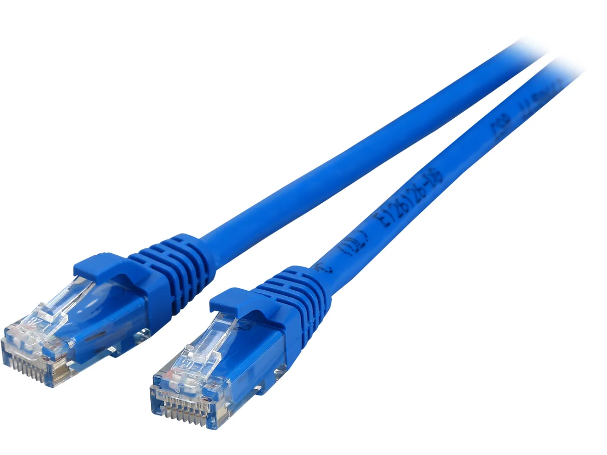 Cables To Go Cables To Go 03977 Cat6 network ethernet cable Blue 9 ft — product photo