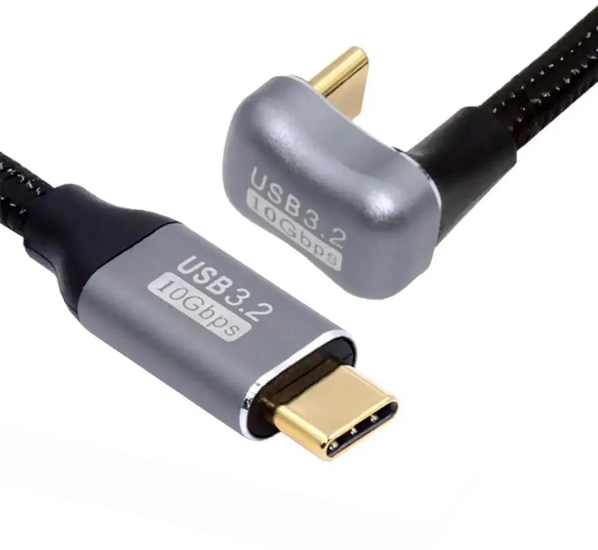 SMUGDESK SMUGDESK 100cm USB 3.1 10Gbps 100W U-Shape Back-Angled Male-to-Male Cable — product photo