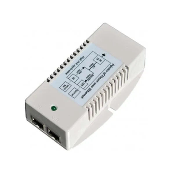 Tycon Power Systems Tycon Power Systems TP-POE-HP-24G 24V 24W Gigabit PoE Injector — product photo