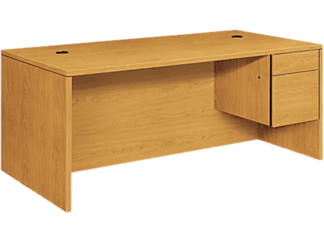 HON HON 10585RCC 10500 Series Ped Desk 72 x 36 Harvest — product photo
