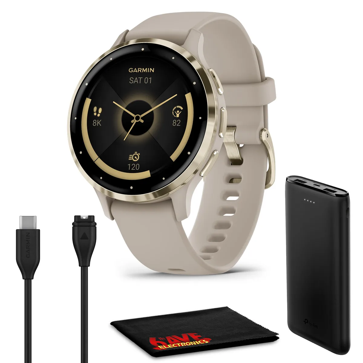 Garmin Garmin Venu 3S Smartwatch French Gray Case 1.2" AMOLED — product photo