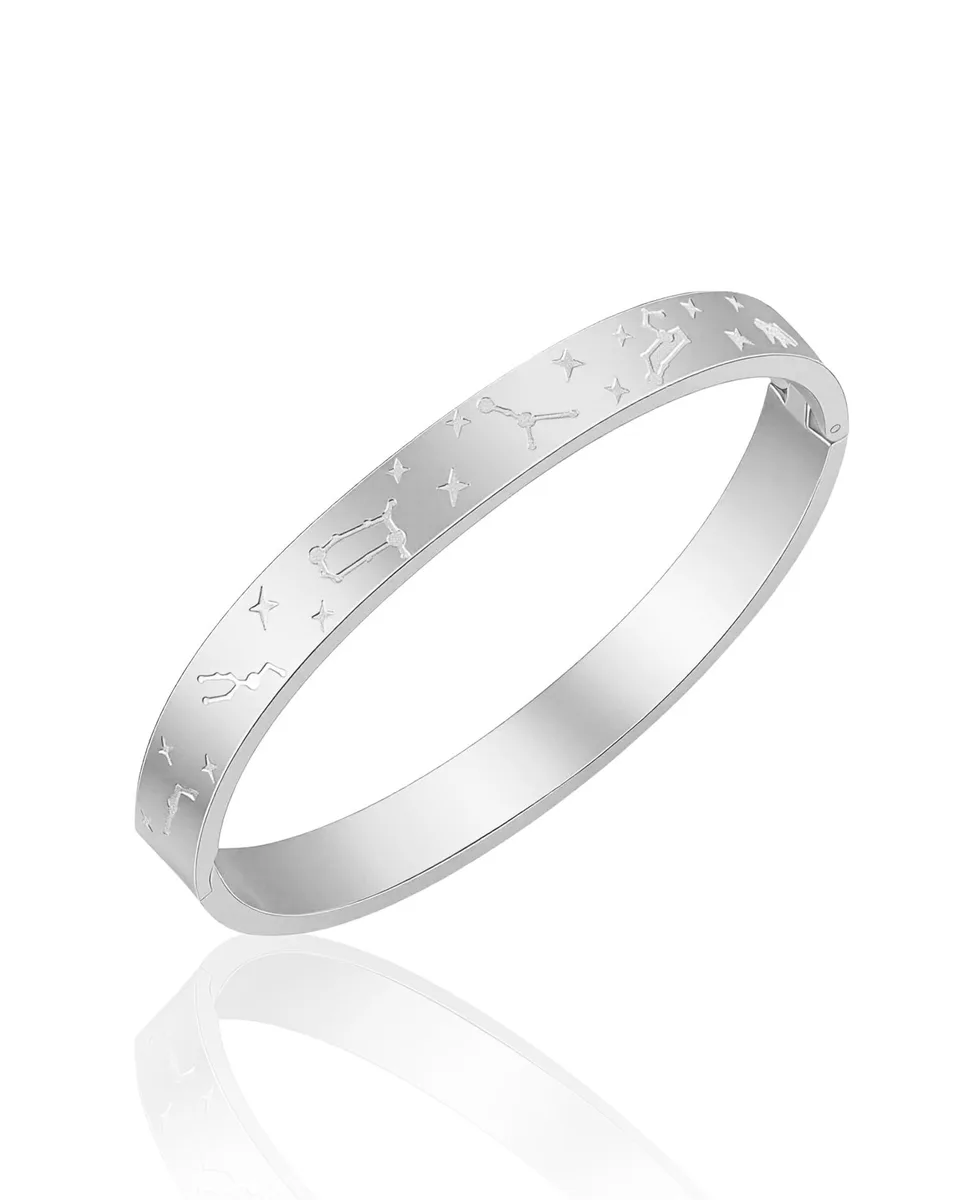  JINHUI 18K Gold Plated Bracelet 12 Constellation Slver — product photo