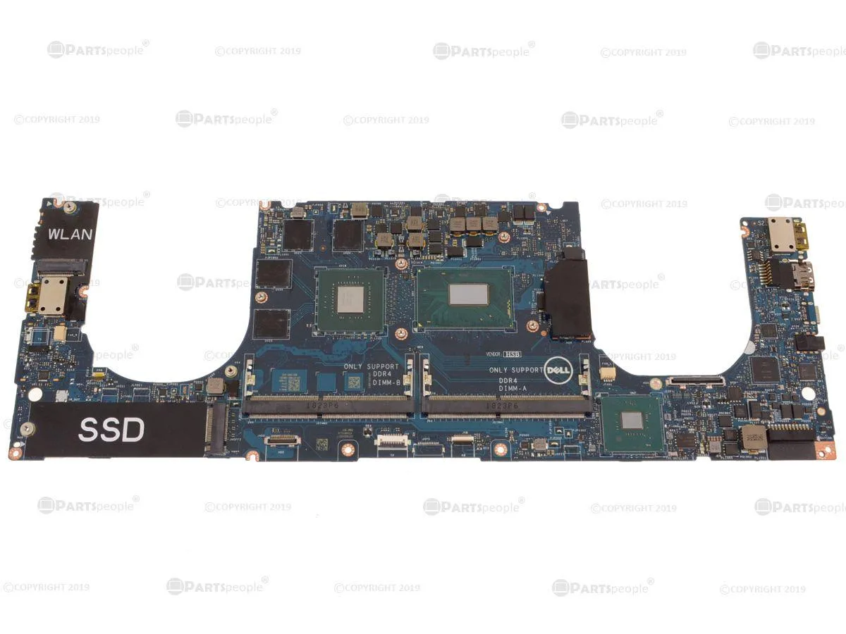 DELL DELL XPS 9570 Motherboard i7-8750H Nvidia 4GB YYW9X — product photo