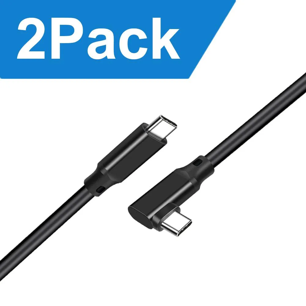 Jansicotek Jansicotek PQ118 USB C to C cable 3.3ft 2-pack 20Gbps 100W 4K 60Hz — product photo