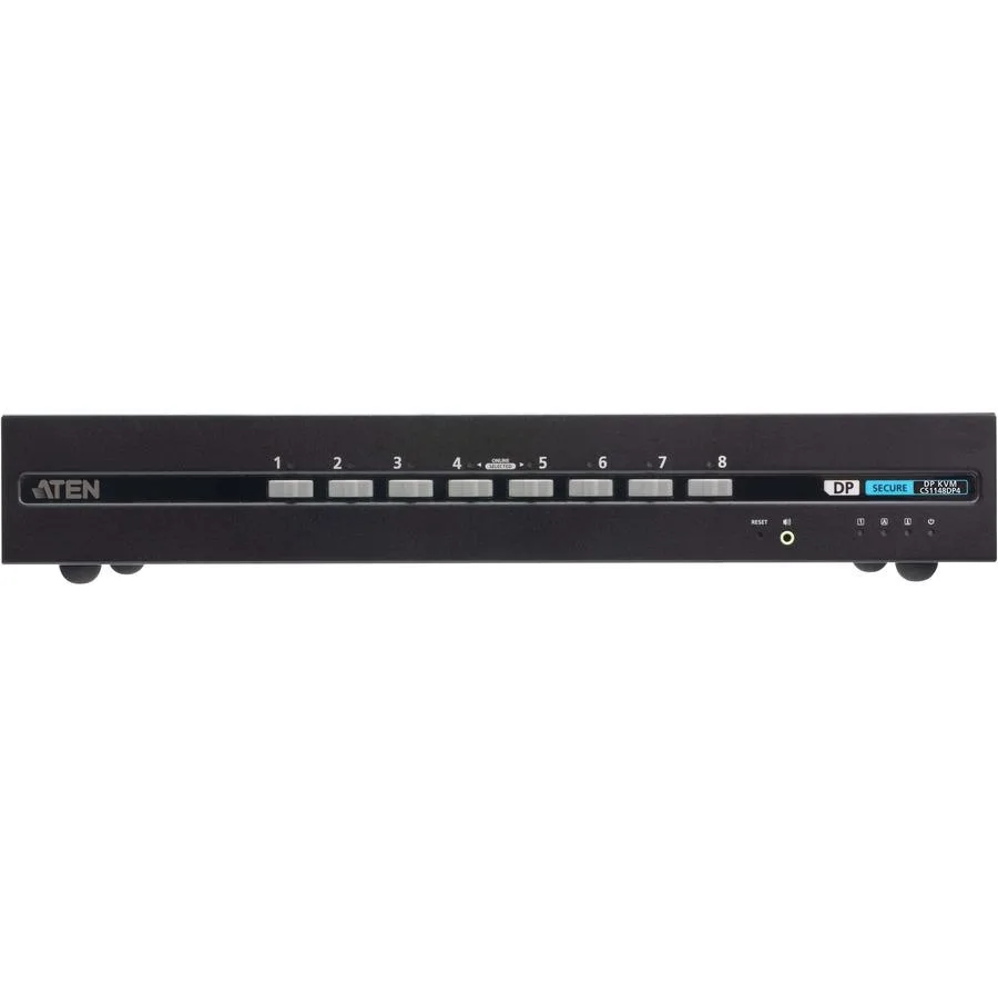 ATEN TECHNOLOGIES ATEN TECHNOLOGIES CS1148DP4 8-Port USB DisplayPort Dual Display Secure KVM Switch PP 4.0 — product photo