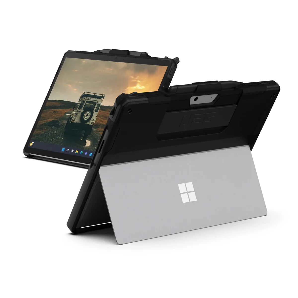 Urban Armor Gear, Inc. Urban Armor Gear Surface Pro 11/10/9 Case with Kickstand Hand Strap Pen Holder Scout Black — product photo