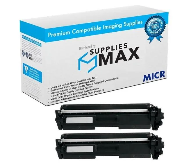 SuppliesMax SuppliesMax CF294AD-MICR Black Toner Cartridge 2 Pack 1200 Pages — product photo