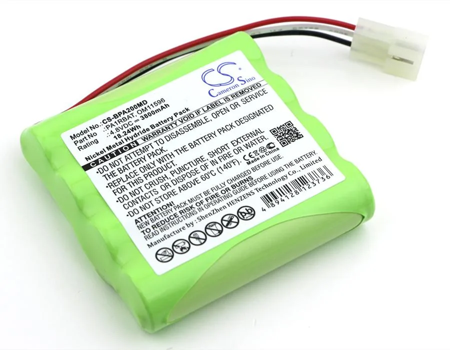 Cameron &amp; Co Cameron &amp; Co DS-CS-BPA200MD 4.8V 3800mAh Ni-MH Battery Green — product photo