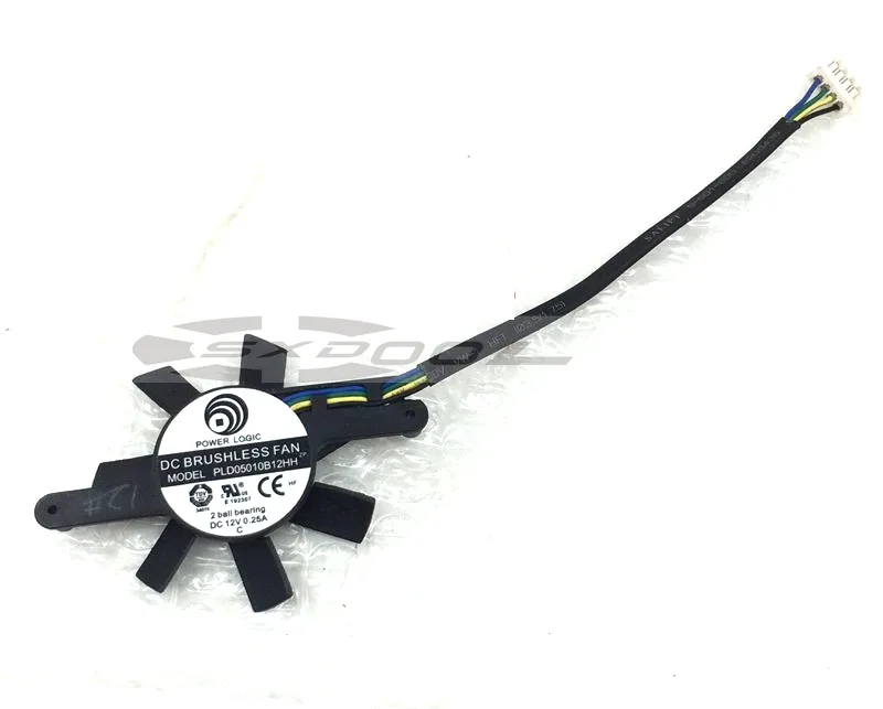 SXDOOL SXDOOL PLD05010S12HH 12V 0.25A 46mm 58mm 4-pin case fan — product photo