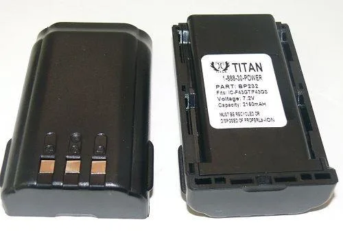 BatteryJack inc. BatteryJack inc. Icom BP-232Li Replacement Battery 2-Pack 7.2V 2200mAh Li-Ion — product photo