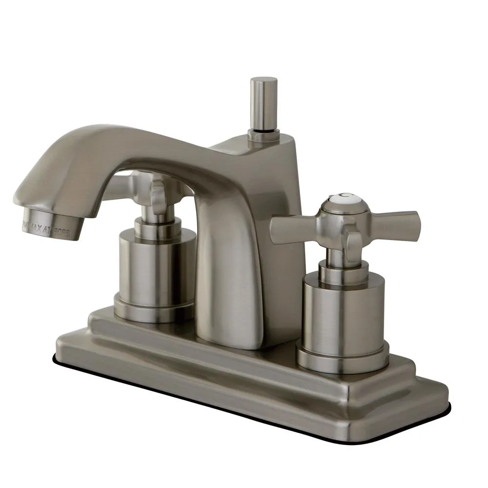 KINGSTON BRASS KINGSTON BRASS KS8648ZX kitchen faucet, Satin Nickel — product photo