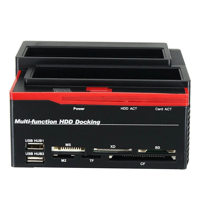 Hetai Tech Hetai Tech 8-in-1 USB 3.0 Card Reader with SATA Docking — product photo