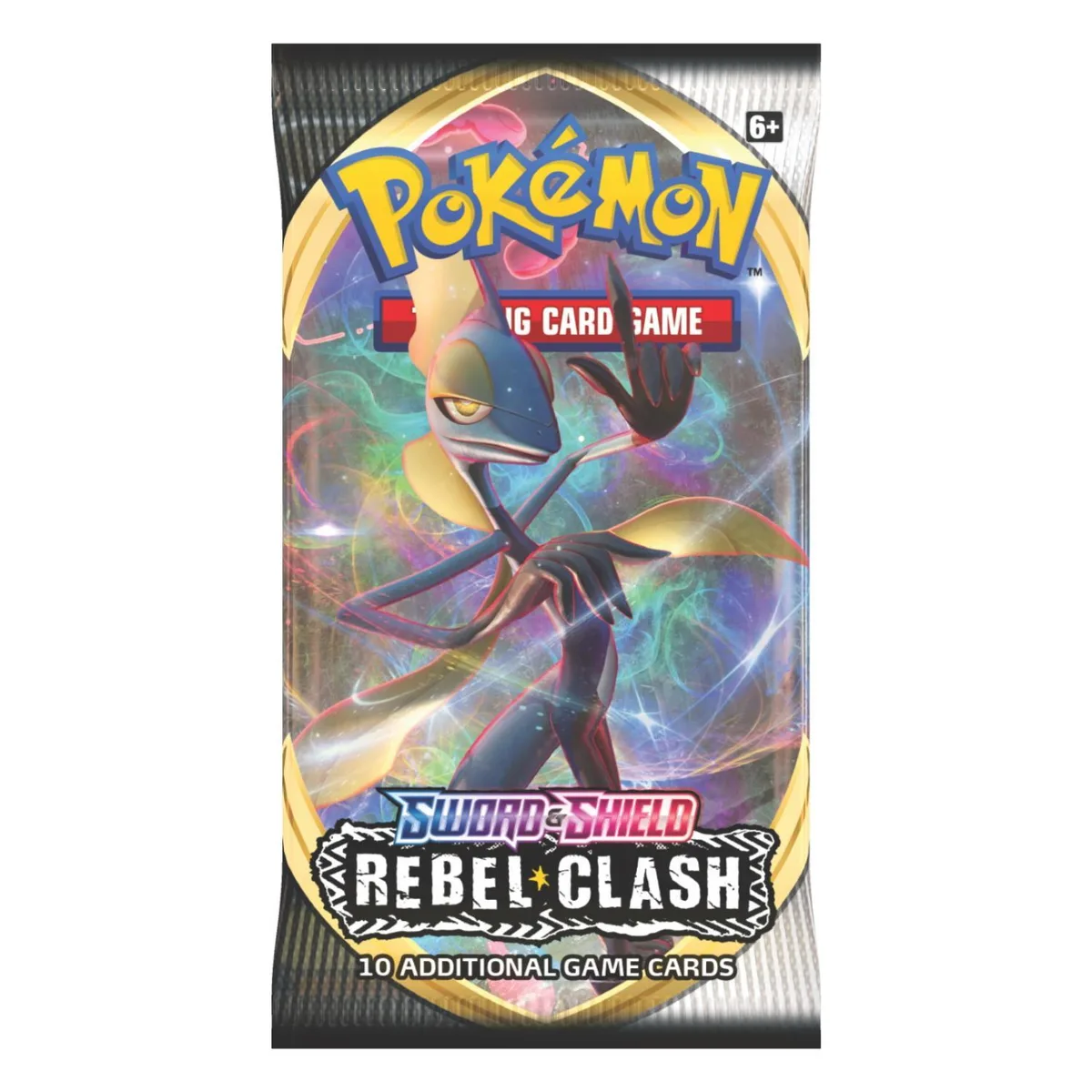 Pokemon Pokemon Sword &amp; Shield Rebel Clash Booster Pack Inteleon 10 trading cards — product photo
