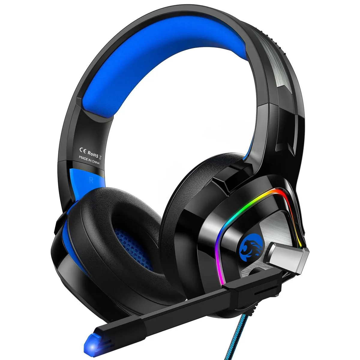  ZIUMIER Z66 Blue 50 mm Wired Gaming Headset — product photo