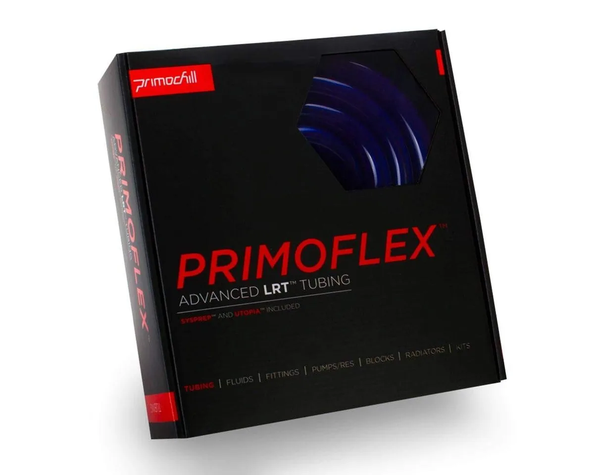 PrimoChill PrimoChill PrimoFlex Advanced LRT Tubing 7/16in ID 5/8in OD 10ft Brilliant UV Blue — product photo
