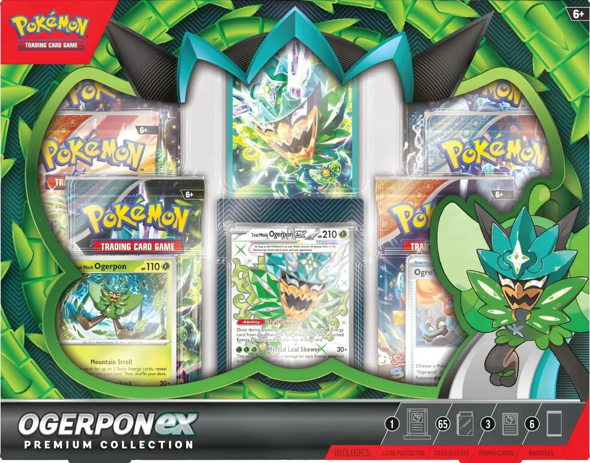 The Pokémon Company Int'l The Pokémon Company Int'l Premium Collection Ogerpon EX game — product photo