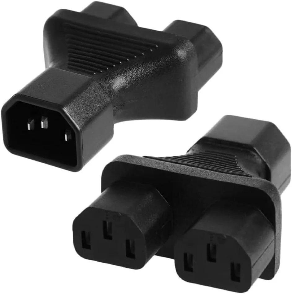 TeKit TeKit C14 to Dual C13 Y Splitter 2-Pack 10A 250V — product photo