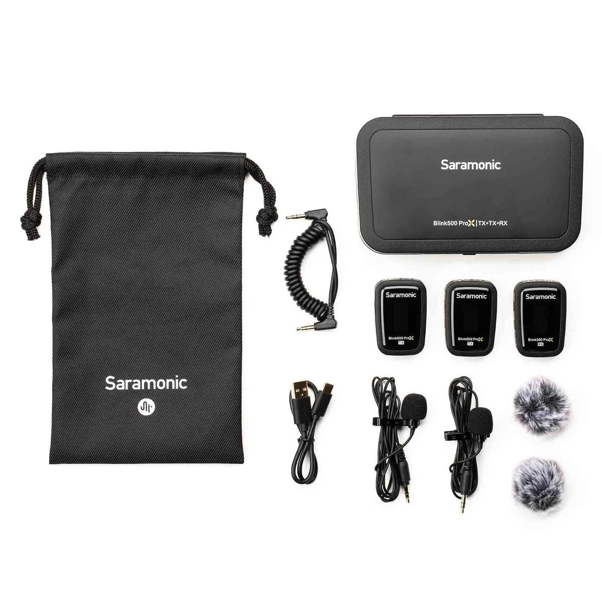 LORDWORLD LORDWORLD Blink 500 Pro X B2 2.4GHz Wireless Microphone System Black — product photo