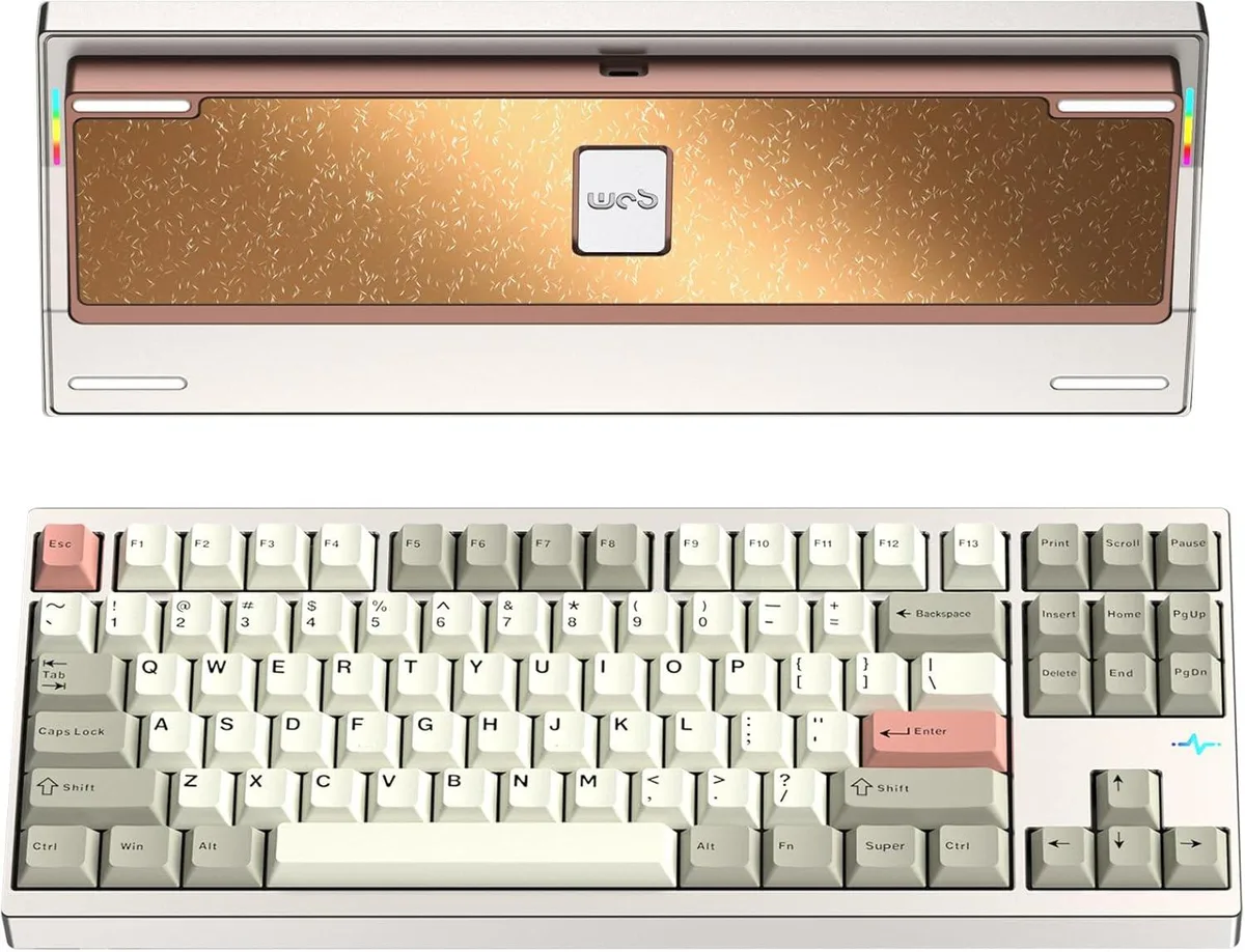 BFKK BFKK CRUSH80 RGB Gaming Keyboard 6063 Aluminium 7500mAh Grey — product photo