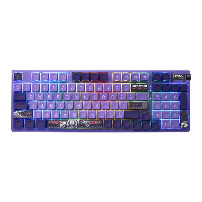 Thunderobot Thunderobot ZERO96 Megatron Purple 96-key gaming keyboard — product photo