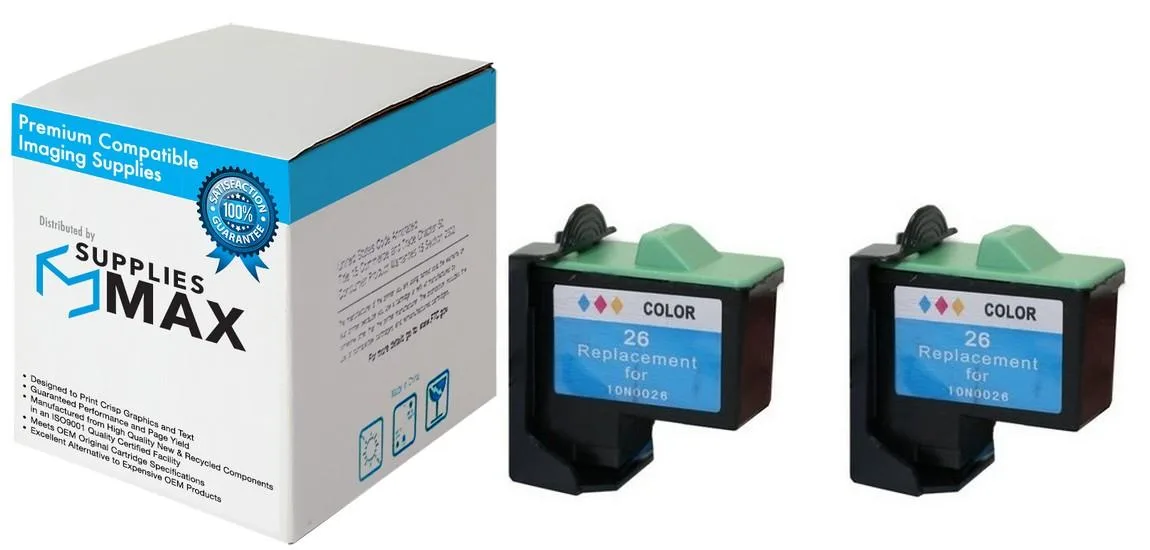 SuppliesMax SuppliesMax Lexmark 10N0139 Color Inkjet 2-Pack 275 Pages — product photo
