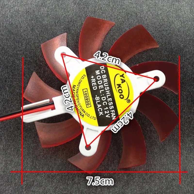 SXDOOL SXDOOL 8015Size 75mm case fan 12V 2500 rpm 11 dBA — product photo