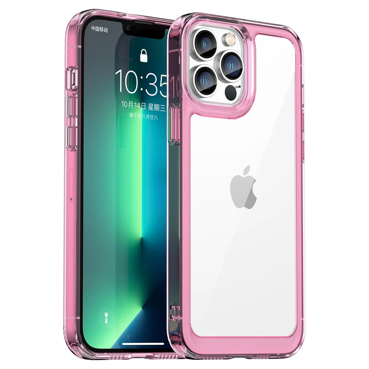 BONAEVER BONAEVER Case iPhone 13 Pro Max 6.7 inch Transparent Red — product photo