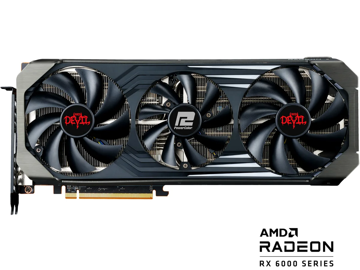 PowerColor PowerColor 6700XT 12GBD6-3DHE/O Radeon graphics card — product photo