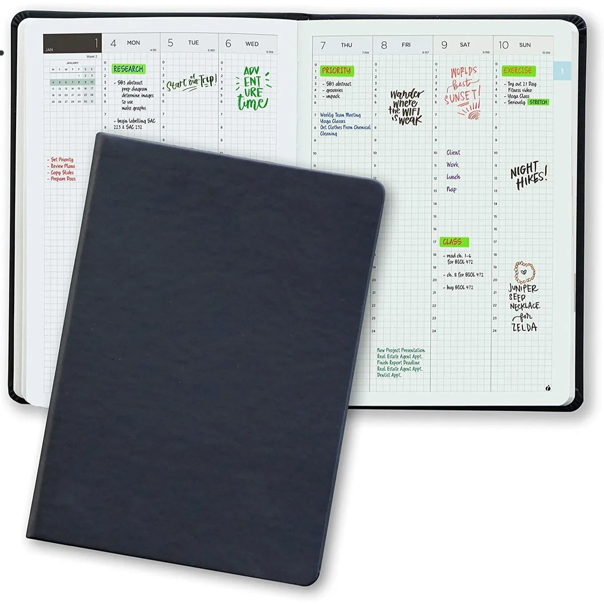 Altatac Altatac 2019 Dated Diary 24 Hour Week to View Planner — product photo