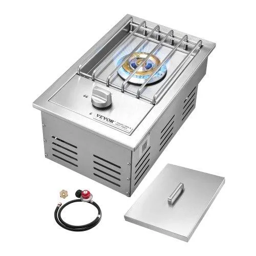 VEVOR VEVOR GSB1 15,000 BTU Side Burner 304 Stainless Steel — product photo