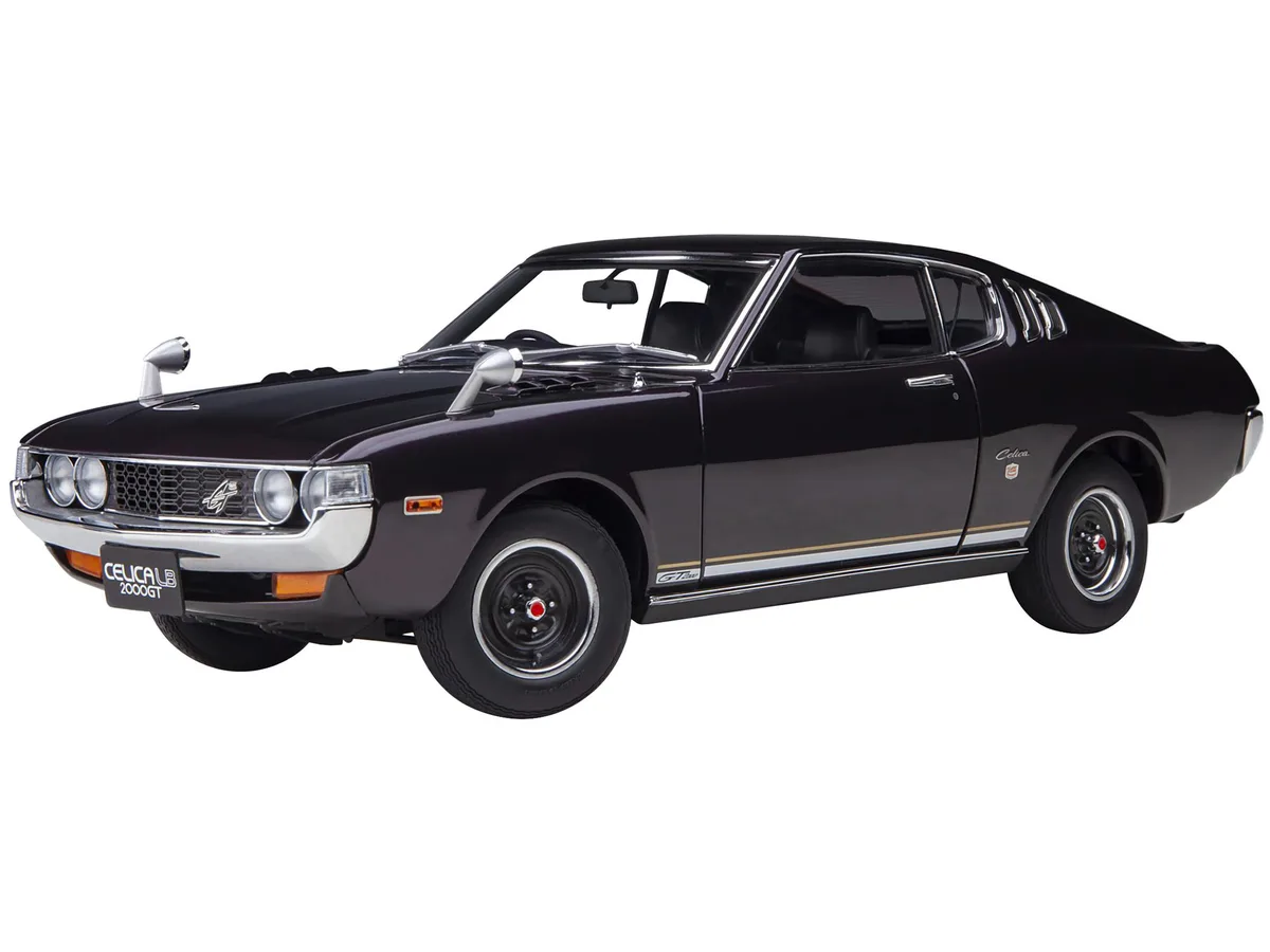 Autoart Autoart 1973 Toyota Celica Liftback 2000GT RA25 RHD Dark Purple Metallic 1/18 hobby collectible — product photo