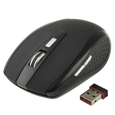 allentian allentian Wireless Optical Mouse 2.4 GHz 800-1600 DPI Black — product photo