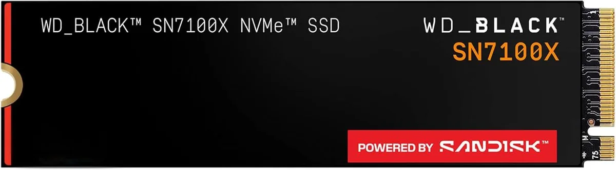 Western Digital Western Digital WD_BLACK SN7100X 2TB NVMe internal SSD for ROG Xbox Ally X — product photo