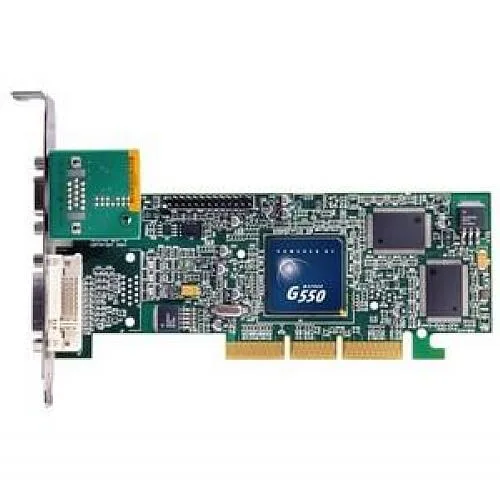 matrox Matrox G550 32 MB AGP 4x workstation graphics card — product photo